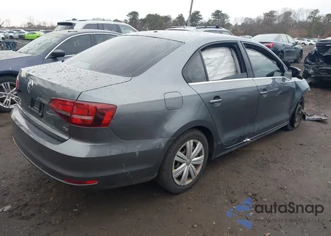2017 Volkswagen Jetta 1.4T S из США, поврежденный, VIN 3VW2B7AJ4HM401012